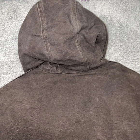 VTG Carhartt J130 Sandstone Active Jacket 2XL XXL Brown Quilted Lining Distress - Picture 4 of 13